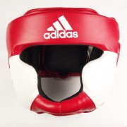 Шлем Adidas Response Standart красно-белый фото